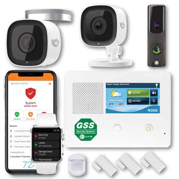 Basic Home Security System Package With Doorbell Camera & Cameras Basic Home Security System Package With Doorbell Camera & Cameras